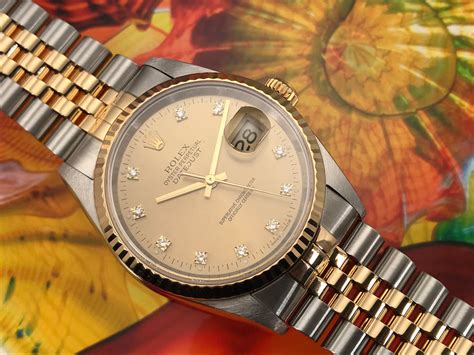 rolex oyster perpetual datejust gold 18k